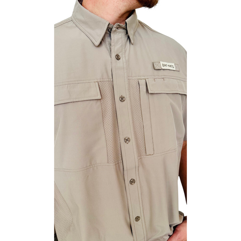 Adult Lightweight Fishing Performance Shirt - Khaki