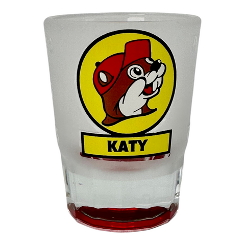 Buc-ee's Frosted Shot Glass - Locations