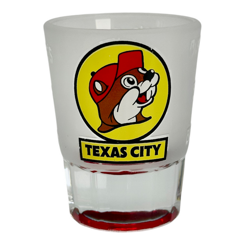 Buc-ee's Frosted Shot Glass - Locations
