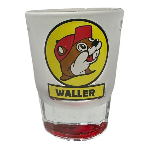 Buc-ee's Frosted Shot Glass - Locations