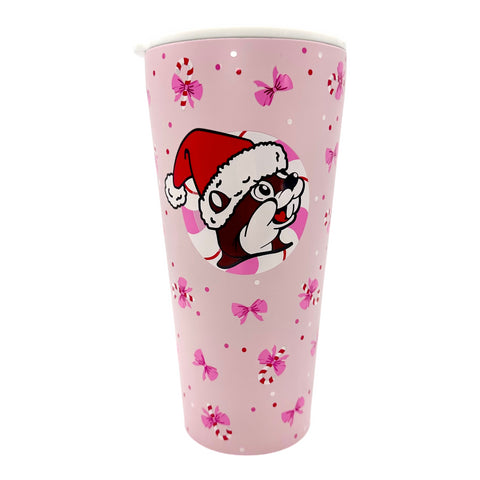 Christmas 2025 Pink Candy Cane Tumbler - 40oz