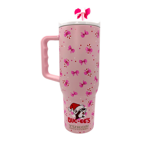 Christmas 2025 Pink Candy Cane Tumbler - 40oz