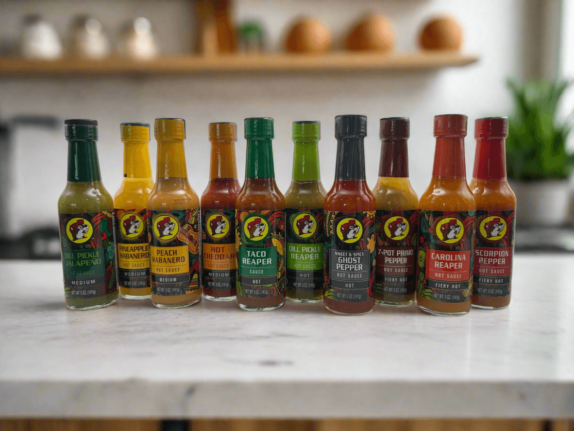 Buc-ee’s Hot Sauce | From Mild to Hot, Bold Flavors for Every Taste ...