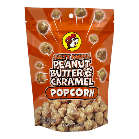 Buc-ee's Peanut Butter & Caramel Popcorn - Salty Maple