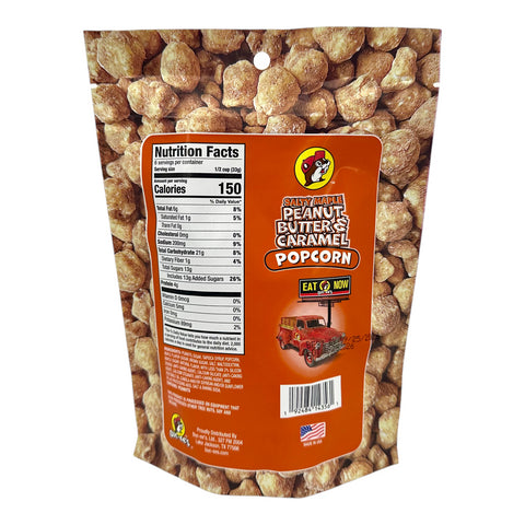 Buc-ee's Peanut Butter & Caramel Popcorn - Salty Maple