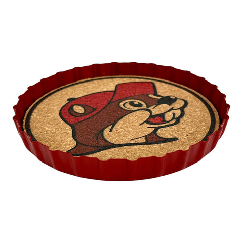 Buc-ee's Metal Bottle Cap Coaster