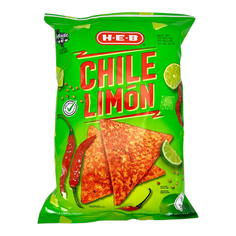 H-E-B Tortilla Chips - Chile Limón