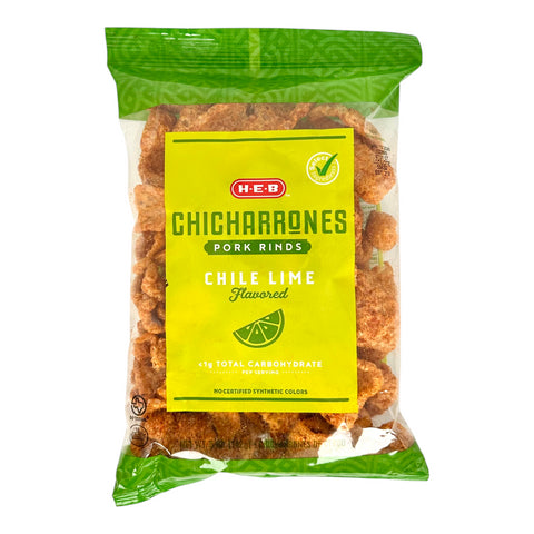 H-E-B Chicharrones Pork Rinds - Chili Lime