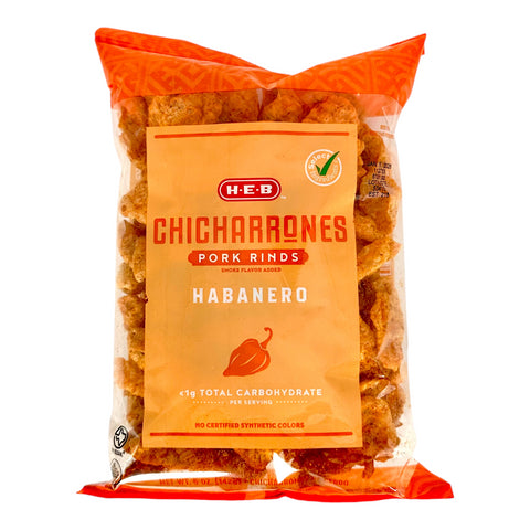 H-E-B Chicharrones Pork Rinds - Habanero