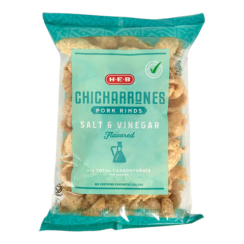 H-E-B Chicharrones Pork Rinds - Salt & Vinegar