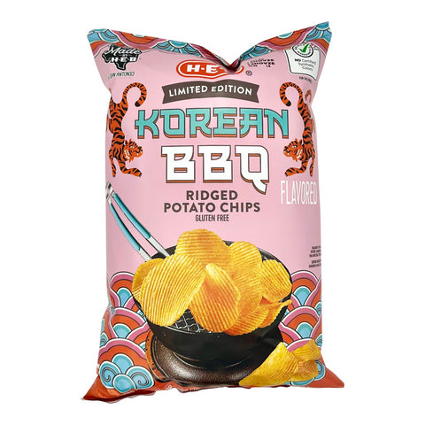 H-E-B Ridged Potato Chip - Korean BBQ (Limited Edition)