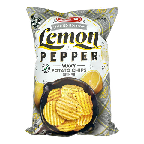H-E-B Wavy Potato Chip - Lemon Pepper (Limited Edition)