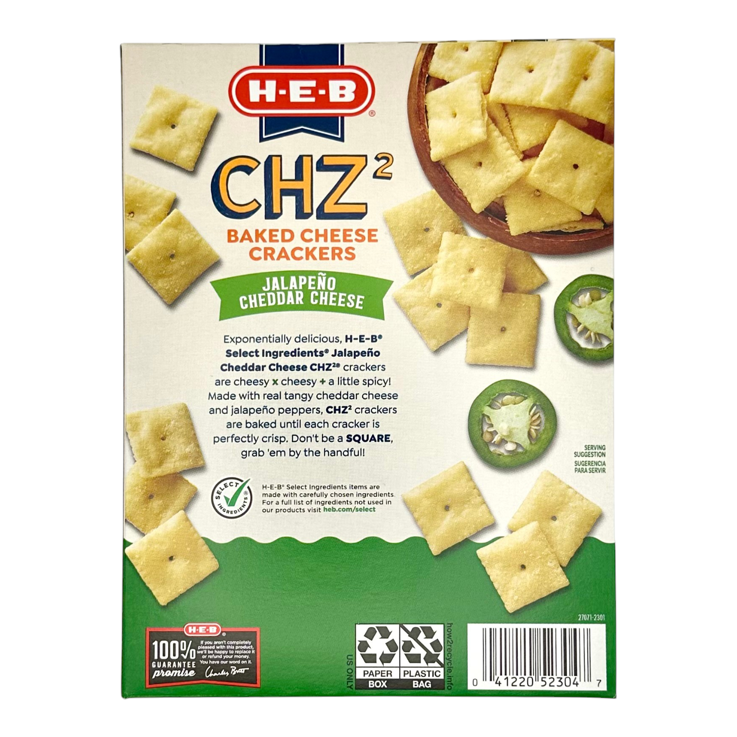 H-E-B Jalapeño Cheddar Cheese Crackers - CHZ² – TrueTexasMerch