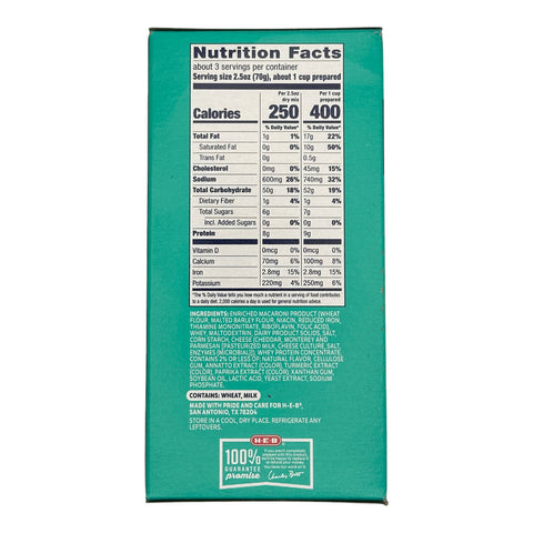 H-E-B Shells & Cheese - Three Cheese