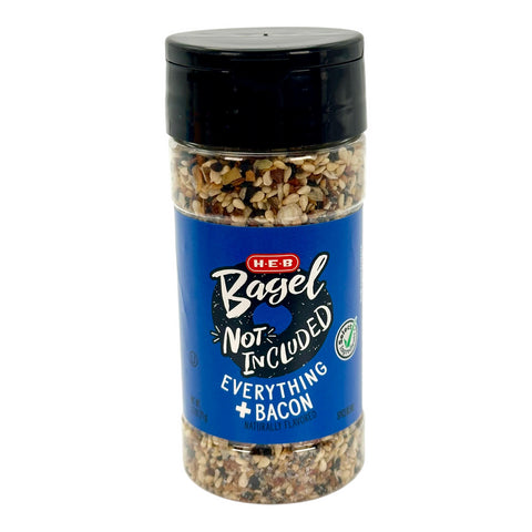 H-E-B Bagel Not Included Spice Blend - Bacon