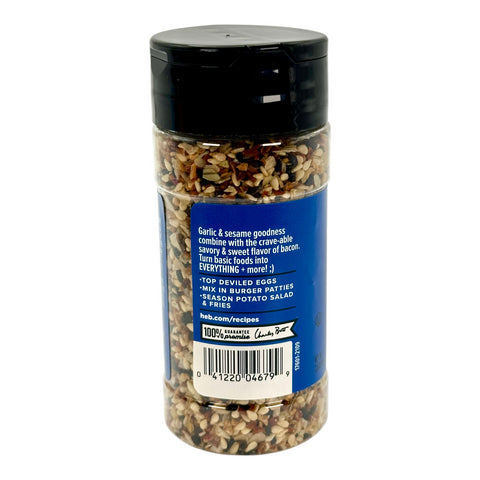 H-E-B Bagel Not Included Spice Blend - Bacon