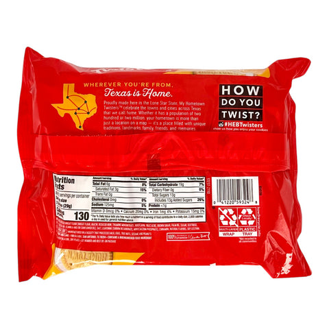 H-E-B "My Hometown" Twisters Chocolate Cookies -  Sweet Cream