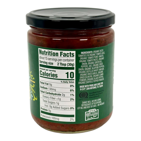 H-E-B Organics Thick, Chunky Salsa - Mild