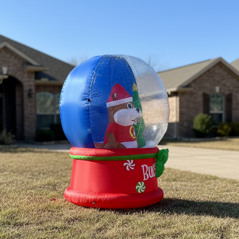 Buc-ee's 5ft Inflatable Christmas Globe