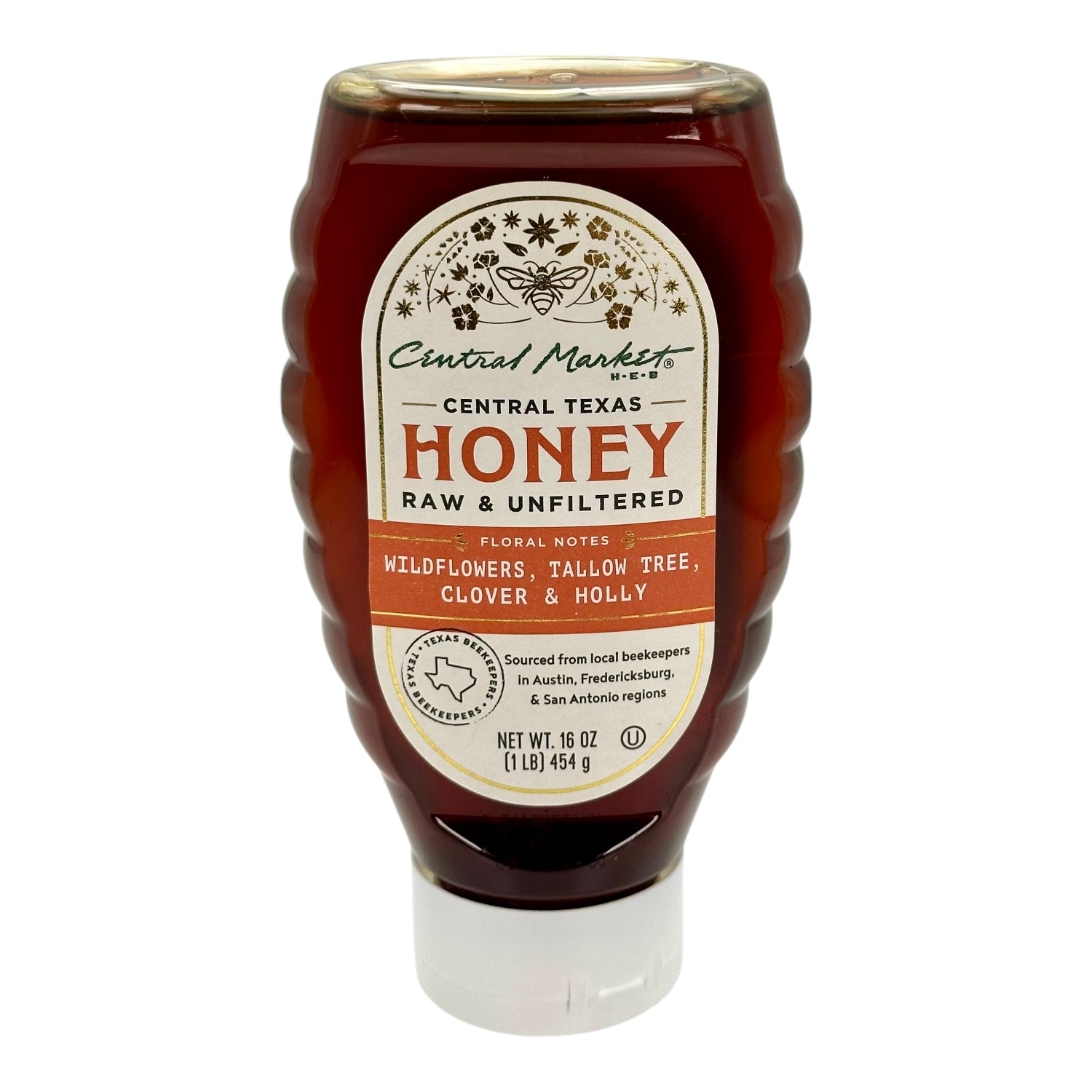 H-E-B Central Market Raw & Unfiltered Honey - 16oz – TrueTexasMerch