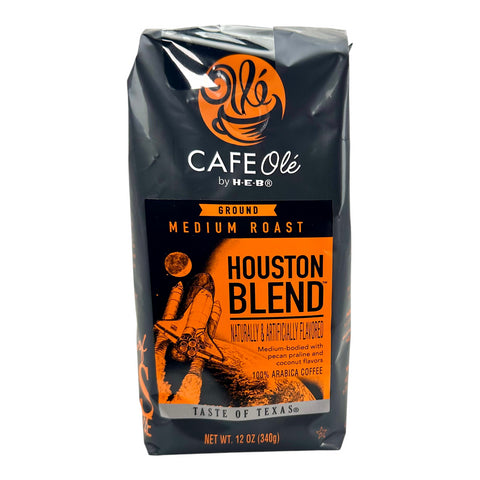 Cafe Olé By H-E-B Ground Coffee - Houston Blend Flavored (Medium Roast)