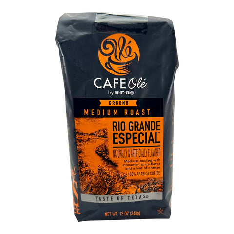 Cafe Olé By H-E-B Ground Coffee - Rio Grande Especial Flavored (Medium Roast)
