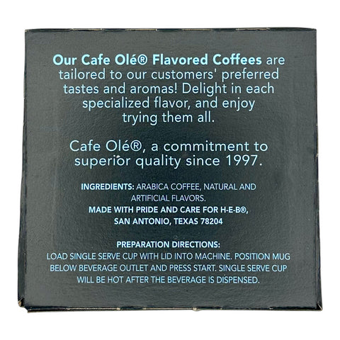 Cafe Olé By H-E-B Single Serve Coffee Cups - Snickernut Cookie (Medium Roast)
