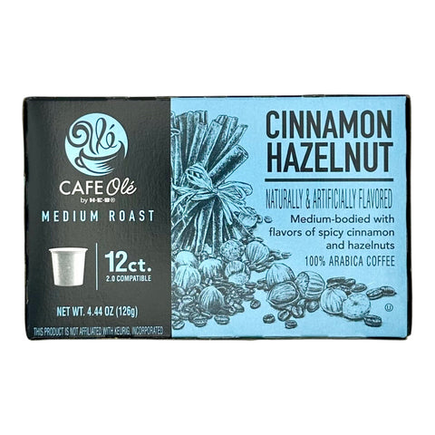 Cafe Olé By H-E-B Single Serve Coffee Cups - Cinnamon Hazelnut (Medium Roast)