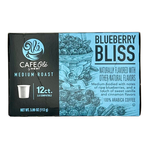 Cafe Olé By H-E-B Single Serve Coffee Cups - Blueberry Bliss (Medium Roast)
