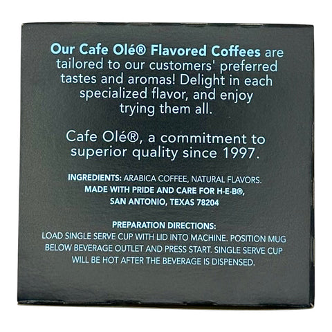 Cafe Olé By H-E-B Single Serve Coffee Cups - Blueberry Bliss (Medium Roast)
