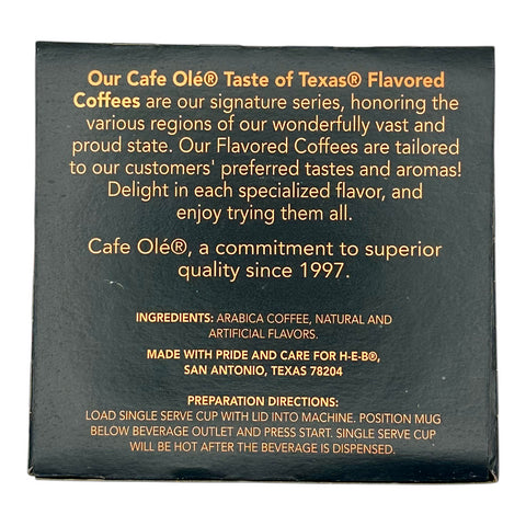 Cafe Olé By H-E-B Single Serve Coffee Cups - Hub City Blend (Medium Roast)