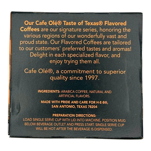 Cafe Olé By H-E-B Single Serve Coffee Cups - Taste of San Antonio (Medium Roast)