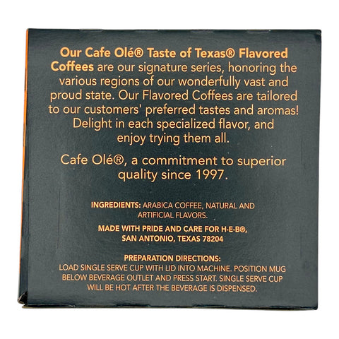 Cafe Olé By H-E-B Single Serve Coffee Cups - Taste of DFW (Medium Roast)