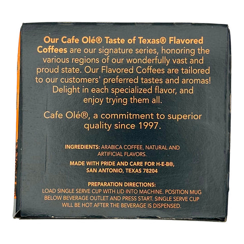 Cafe Olé By H-E-B Single Serve Coffee Cups - Taste of Austin (Medium Roast)