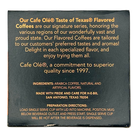 Cafe Olé By H-E-B Single Serve Coffee Cups - Houston Blend (Medium Roast)