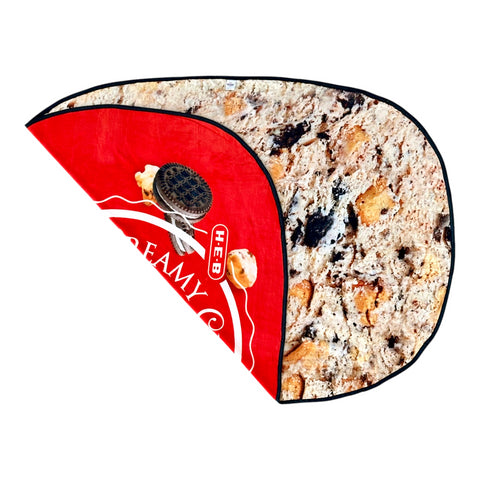 H-E-B Creamy Creations Double-Sided Throw Blanket