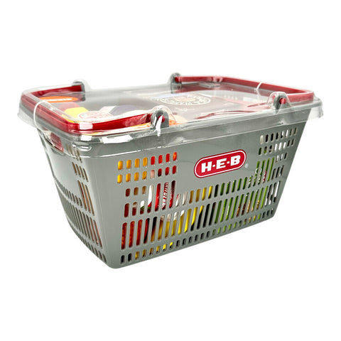 H-E-B Beyond Imagination Dinner Food Shopping Basket - Gray