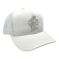 Buc-ee's White Snapback Hat