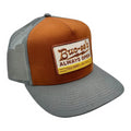 Buc-ee's "Always Open" Brown & Gray Snapback Hat