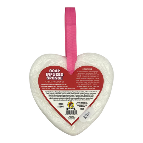 Valentine's Day Soap Infused Sponge