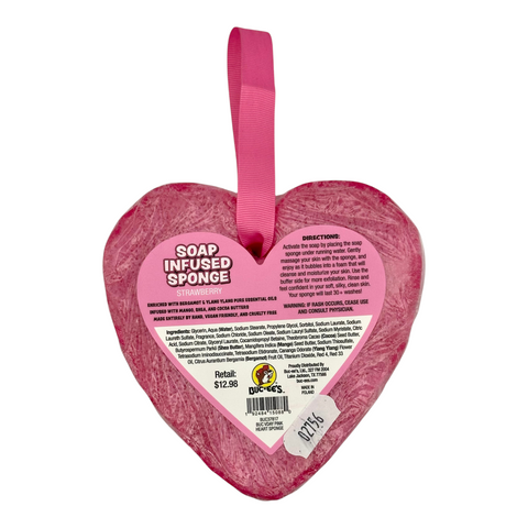 Valentine's Day Soap Infused Sponge