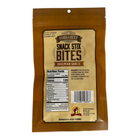 Buc-ee's Hickory Smoked Snack Stix Bites - Bohemian Garlic