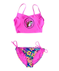 Buc-ee's pink swim crop top - vibrant summer style