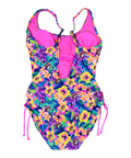 Buc-ee's pink accent one piece swimsuit - padded design