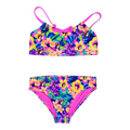 Buc-ee's multi-colored swimsuit - youth two-piece set