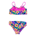 Buc-ee's floral print swimwear - adjustable straps