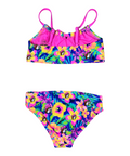 Buc-ee's floral print swimwear - adjustable straps