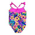 Buc-ee's pink infant swimsuit - comfortable nylon blend
