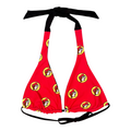 Buc-ee's red reversible bikini top - adjustable straps
