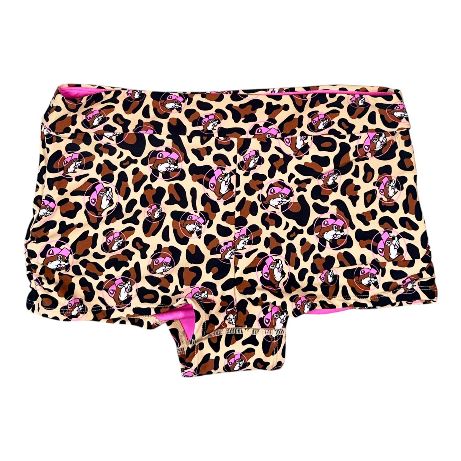 Buc-ee's Women's Midrise Swim Shorts - Pink Leopard – TrueTexasMerch